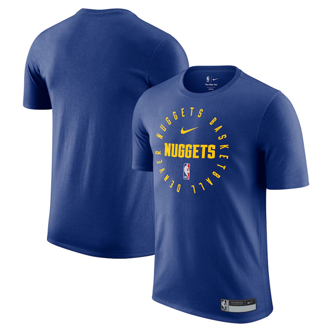 Men's Denver Nuggets Blue 2024/25 Legend On-Court Practice Performance T-Shirt